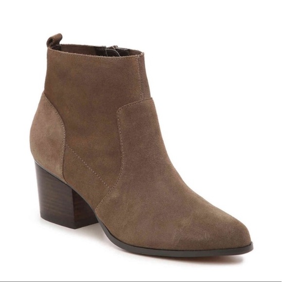 Crown Vintage Saleen Suede Bootie Brown Size 8.5‎ - Picture 1 of 10